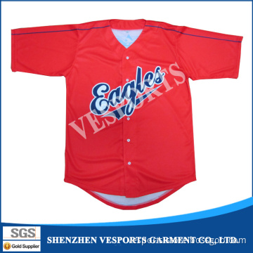 Polyester Mens Fashion Digital Camo Baseball Jersey